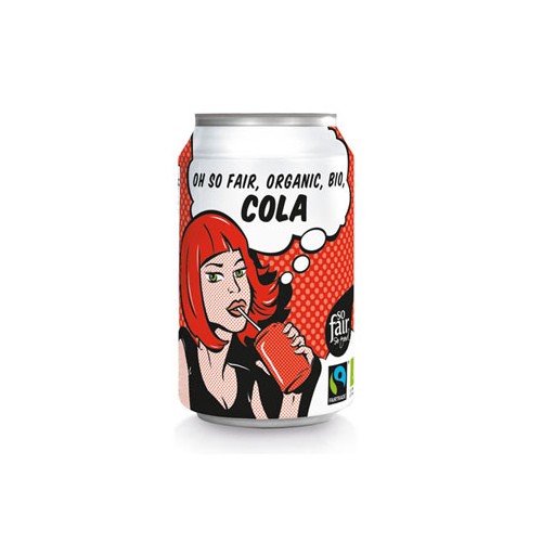 Cola équitable et bio 33cl.